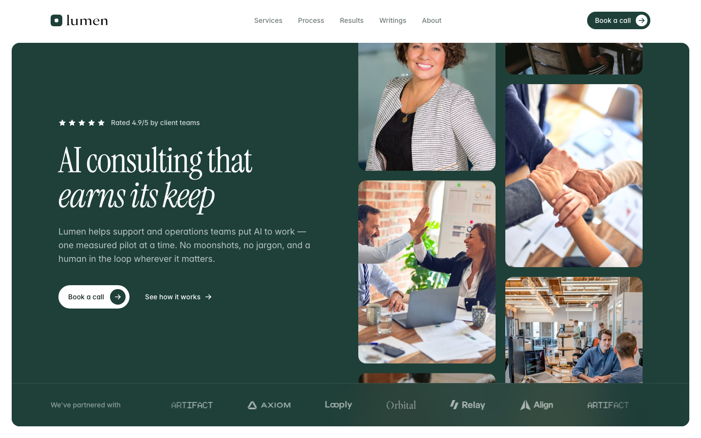 Lumen template — live preview