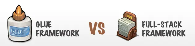 glue-framework-vs-full-stack-framework