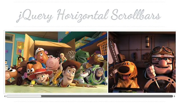 jquery-horizontal-scrollbar